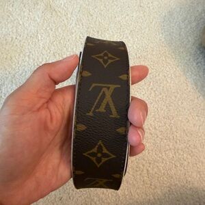 Louis Vuitton Bandouliere Shoulder Strap in red and monogram